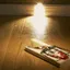 Mouse trap set indoors for mice control and prevention in {city}, {state}